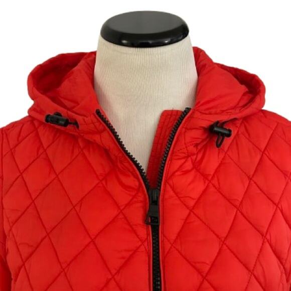 EUC Steve Madden Madden Girl Women's Red Packable Puffer Jacket. Size S. - Picture 6 of 12